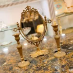 آیینه و شمعدان تمام برنجی